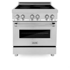 ZLINE 30 In. 4.0 Cu. Ft. Legacy Induction Range With 4 Element Cooktop And Electric Convection Oven In Stainless Steel (RAIND-30)(Zline 30 Induction Range Stainless Steel Raind 30) 14 ZLINE 30 In. 4.0 Cu. Ft. Legacy Induction Range With 4 Element Cooktop And Electric Convection Oven In Stainless Steel (RAIND-30)(Zline 30 Induction Range Stainless Steel Raind 30) -Induction Cooktop Store zline stainless steel range RAIND 30 front e1703f14 95d8 43fa 9f7f ec23d249cde6