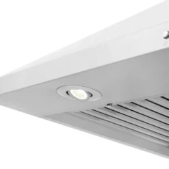 ZLINE 30 In. Convertible Vent Wall Mount Range Hood In Stainless Steel (KF1-30)(Zline 30 Wall Mount Range Hood Stainless Steel Kf1 30) -Induction Cooktop Store zline stainless steel rangehood KF1 30 detail light