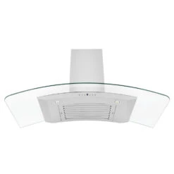 ZLINE 48 In. Convertible Vent Wall Mount Range Hood In Stainless Steel And Glass (KN4-48)(Zline 48 Wall Mount Range Hood Stainless Steel Glass Kn4 48) -Induction Cooktop Store zline stainless steel wall mount range hood KN4 48 under