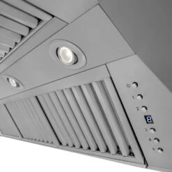 ZLINE 48 In. Professional Convertible Vent Wall Mount Range Hood In Stainless Steel (597-48)(Zline 48 Professional Wall Mount Range Hood Stainless Steel 597 48) -Induction Cooktop Store zline stainless steel wall mounted range hood 597 48 detail 2
