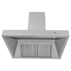 ZLINE 30 In. Professional Convertible Vent Wall Mount Range Hood In Stainless Steel (697-30)(Zline 30 Professional Wall Mount Range Hood Stainless Steel 697 30) -Induction Cooktop Store zline stainless steel wall mounted range hood 697 30 front Under