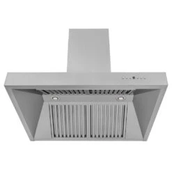 ZLINE 36 In. Professional Ducted Wall Mount Range Hood In Stainless Steel (697-36)(Zline 36 Professional Wall Mount Range Hood Stainless Steel 697 36) -Induction Cooktop Store zline stainless steel wall mounted range hood 697 36 front Under