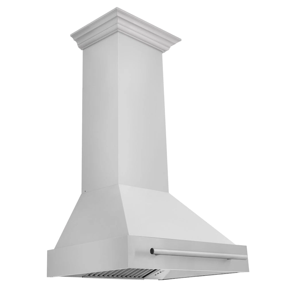 ZLINE 30 In. Stainless Steel Range Hood With Stainless Steel Handle (8654STX-30)(Zline 30 Wall Mount Range Hood Stainless Steel 8654stx 30) 4 ZLINE 30 In. Stainless Steel Range Hood With Stainless Steel Handle (8654STX-30)(Zline 30 Wall Mount Range Hood Stainless Steel 8654stx 30) - Image 4
