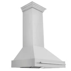 ZLINE 36 In. Stainless Steel Range Hood With Stainless Steel Handle (8654STX-36)(Zline 36 Wall Mount Range Hood Stainless Steel 8654stx 36)
