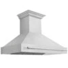 ZLINE 48 In. Stainless Steel Range Hood With Stainless Steel Handle (8654STX-48)(Zline 48 Wall Mount Range Hood Stainless Steel 8654stx 48)