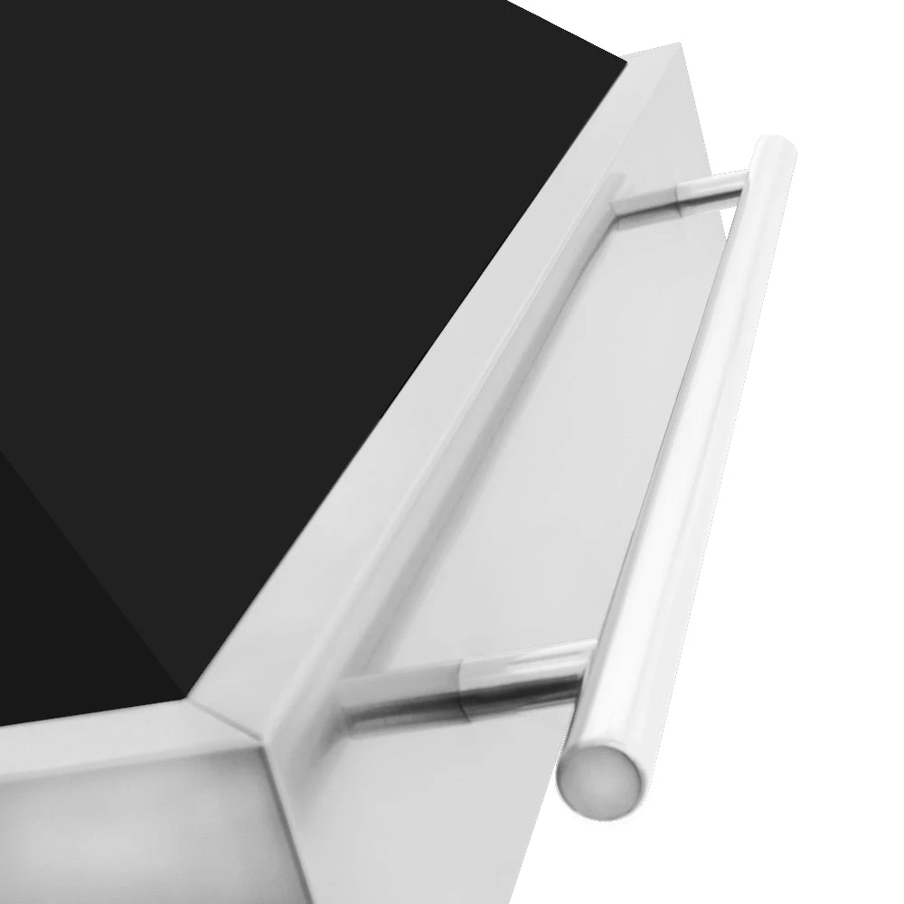 ZLINE 36 In. Stainless Steel Range Hood With Black Matte Shell And Stainless Steel Handle (8654STX-BLM-36)(Zline 36 Wall Mount Range Hood Stainless Steel Black Matte 8654stx Blm 36) 4 ZLINE 36 In. Stainless Steel Range Hood With Black Matte Shell And Stainless Steel Handle (8654STX-BLM-36)(Zline 36 Wall Mount Range Hood Stainless Steel Black Matte 8654stx Blm 36) - Image 4