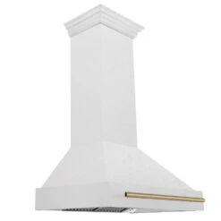 ZLINE Autograph Edition 36 In. Kitchen Package With Stainless Steel Dual Fuel Range With White Matte Door And Range Hood With Champagne Bronze Accents (2AKP-RAWMRH36-CB)(Zline Autograph Edition 36 Kitchen Package Stainless Steel White Matte Champagne Bronze 2akp Rawmrh36 Cb) 20 ZLINE Autograph Edition 36 In. Kitchen Package With Stainless Steel Dual Fuel Range With White Matte Door And Range Hood With Champagne Bronze Accents (2AKP-RAWMRH36-CB)(Zline Autograph Edition 36 Kitchen Package Stainless Steel White Matte Champagne Bronze 2akp Rawmrh36 Cb) -Induction Cooktop Store zline stainless steel wall mounted range hood 8654STZ WM36 CB main d21da43b 0620 49f5 afd8 0e86a5764306