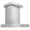 ZLINE 24 In. Convertible Vent Wall Mount Range Hood In Stainless Steel With Crown Molding (KECRN-24)(Zline 24 Wall Mount Range Hood Stainless Steel Crown Molding Kecrn 24)