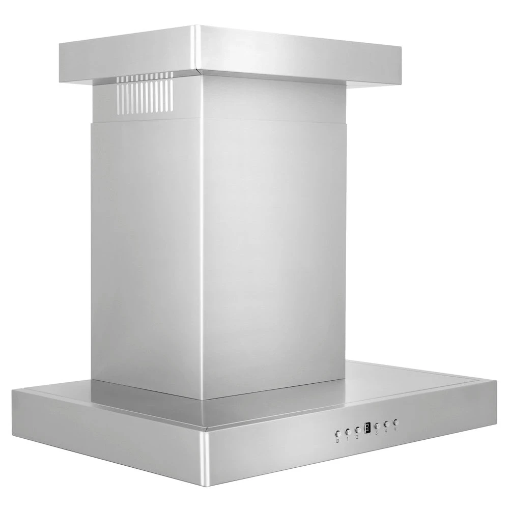 ZLINE 24 In. Convertible Vent Wall Mount Range Hood In Stainless Steel With Crown Molding (KECRN-24)(Zline 24 Wall Mount Range Hood Stainless Steel Crown Molding Kecrn 24) 4 ZLINE 24 In. Convertible Vent Wall Mount Range Hood In Stainless Steel With Crown Molding (KECRN-24)(Zline 24 Wall Mount Range Hood Stainless Steel Crown Molding Kecrn 24) - Image 4