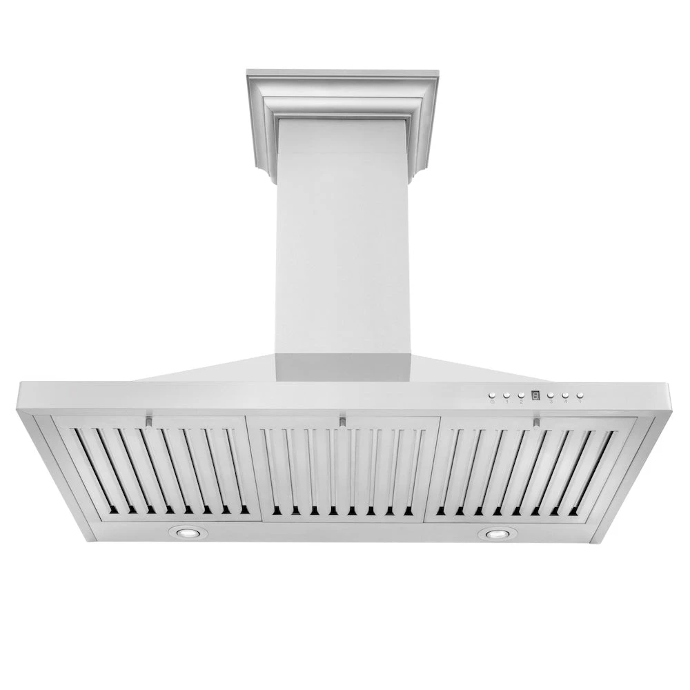 ZLINE 36 In. Convertible Vent Wall Mount Range Hood In Stainless Steel With Crown Molding (KBCRN-36)(Zline 36 Wall Mount Range Hood Stainless Steel Crown Molding Kbcrn 36) 5 ZLINE 36 In. Convertible Vent Wall Mount Range Hood In Stainless Steel With Crown Molding (KBCRN-36)(Zline 36 Wall Mount Range Hood Stainless Steel Crown Molding Kbcrn 36) - Image 5