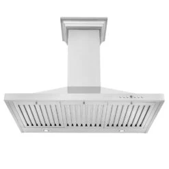 ZLINE 48 In. Convertible Vent Wall Mount Range Hood In Stainless Steel With Crown Molding (KBCRN-48)(Zline 48 Wall Mount Range Hood Stainless Steel Crown Molding Kbcrn 48) 12 ZLINE 48 In. Convertible Vent Wall Mount Range Hood In Stainless Steel With Crown Molding (KBCRN-48)(Zline 48 Wall Mount Range Hood Stainless Steel Crown Molding Kbcrn 48) -Induction Cooktop Store zline stainless steel wall mounted range hood KBCRN 36 front under bd2bf5bb a2fb 4d38 a622 1f3eb3876cc3