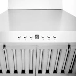 ZLINE 24 In. CrownSound™ Ducted Vent Wall Mount Range Hood In Stainless Steel With Built-in Bluetooth Speakers (KBCRN-BT-24)(Zline 24 Wall Mount Range Hood Stainless Steel Crownsound Kbcrn Bt 24) -Induction Cooktop Store zline stainless steel wall mounted range hood KBCRN BT 24 detail