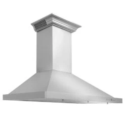ZLINE 36 In. CrownSound™ Ducted Vent Wall Mount Range Hood In Stainless Steel With Built-in Bluetooth Speakers (KBCRN-BT-36)(Zline 36 Wall Mount Range Hood Stainless Steel Crownsound Kbcrn Bt 36) -Induction Cooktop Store zline stainless steel wall mounted range hood KBCRN BT 36 BT 36 main