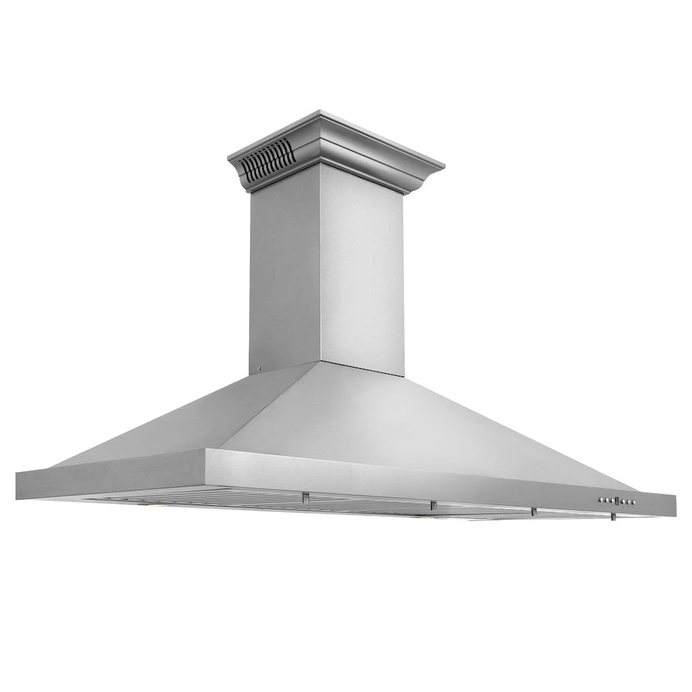 ZLINE 48 In. CrownSound™ Ducted Vent Wall Mount Range Hood In Stainless Steel With Built-in Bluetooth Speakers (KBCRN-BT-48)(Zline 48 Wall Mount Range Hood Stainless Steel Crownsound Kbcrn Bt 48) 6 ZLINE 48 In. CrownSound™ Ducted Vent Wall Mount Range Hood In Stainless Steel With Built-in Bluetooth Speakers (KBCRN-BT-48)(Zline 48 Wall Mount Range Hood Stainless Steel Crownsound Kbcrn Bt 48) - Image 6