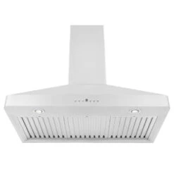ZLINE 36 In. Convertible Vent Wall Mount Range Hood In Stainless Steel (KF2-36)(Zline 36 Wall Mount Range Hood Stainless Steel Kf2 36) 12 ZLINE 36 In. Convertible Vent Wall Mount Range Hood In Stainless Steel (KF2-36)(Zline 36 Wall Mount Range Hood Stainless Steel Kf2 36) -Induction Cooktop Store zline stainless steel wall mounted range hood KF2 36 front under