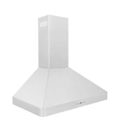 ZLINE 36 In. Convertible Vent Wall Mount Range Hood In Stainless Steel (KF2-36)(Zline 36 Wall Mount Range Hood Stainless Steel Kf2 36) 11 ZLINE 36 In. Convertible Vent Wall Mount Range Hood In Stainless Steel (KF2-36)(Zline 36 Wall Mount Range Hood Stainless Steel Kf2 36) -Induction Cooktop Store zline stainless steel wall mounted range hood KF2 36 side