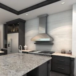 ZLINE 30 In. Convertible Vent Wall Mount Range Hood In Stainless Steel (KF2-30)(Zline 30 Wall Mount Range Hood Stainless Steel Kf2 30) -Induction Cooktop Store zline stainless steel wall mounted range hood KF2 kitchen