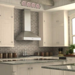 ZLINE 30 In. Convertible Vent Wall Mount Range Hood In Stainless Steel (KF2-30)(Zline 30 Wall Mount Range Hood Stainless Steel Kf2 30) -Induction Cooktop Store zline stainless steel wall mounted range hood kf2 kitchen 2 1