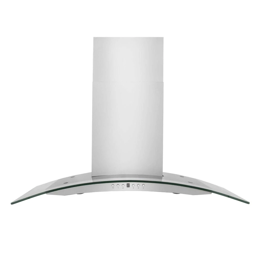 ZLINE 30 In. Convertible Vent Wall Mount Range Hood In Stainless Steel And Glass (KN4-30)(Zline 30 Wall Mount Range Hood Stainless Steel Glass Kn4 30) 3 ZLINE 30 In. Convertible Vent Wall Mount Range Hood In Stainless Steel And Glass (KN4-30)(Zline 30 Wall Mount Range Hood Stainless Steel Glass Kn4 30) - Image 3