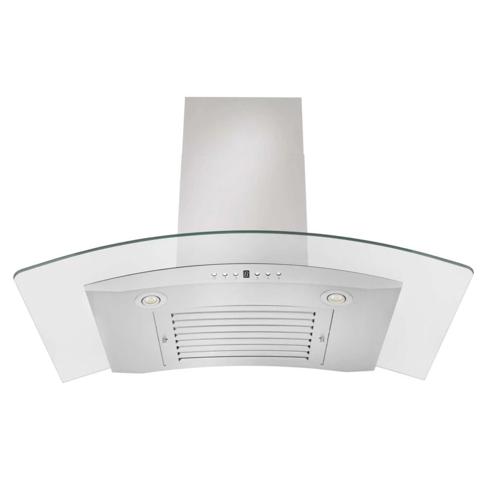 ZLINE 30 In. Convertible Vent Wall Mount Range Hood In Stainless Steel And Glass (KN4-30)(Zline 30 Wall Mount Range Hood Stainless Steel Glass Kn4 30) 4 ZLINE 30 In. Convertible Vent Wall Mount Range Hood In Stainless Steel And Glass (KN4-30)(Zline 30 Wall Mount Range Hood Stainless Steel Glass Kn4 30) - Image 4