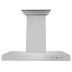ZLINE 30 In. CrownSound™ Ducted Vent Wall Mount Range Hood In Stainless Steel With Built-in Bluetooth Speakers (KECRN-BT-30)(Zline 30 Wall Mount Range Hood Stainless Steel Crownsound Kecrn Bt 30) -Induction Cooktop Store zline wall mount range hood in stainless steel with built in crownsound bluetooth speakers kecrn bt range hoods zline kitchen and bath 970943
