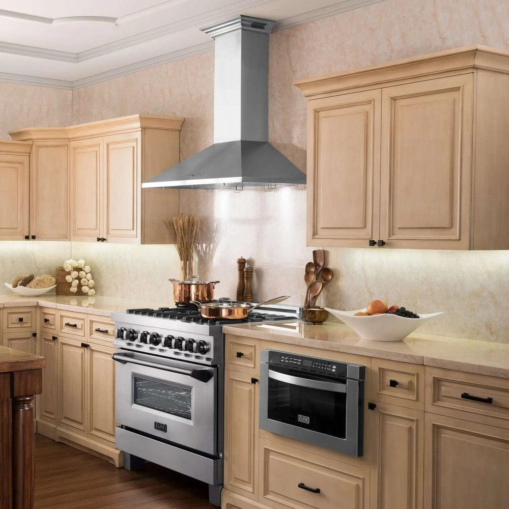 ZLINE 42 In. CrownSound™ Ducted Vent Wall Mount Range Hood In Stainless Steel With Built-in Bluetooth Speakers (KL2CRN-BT-42)(Zline 42 Wall Mount Range Hood Stainless Steel Crownsound Kl2crn Bt 42) 11 ZLINE 42 In. CrownSound™ Ducted Vent Wall Mount Range Hood In Stainless Steel With Built-in Bluetooth Speakers (KL2CRN-BT-42)(Zline 42 Wall Mount Range Hood Stainless Steel Crownsound Kl2crn Bt 42) - Image 11