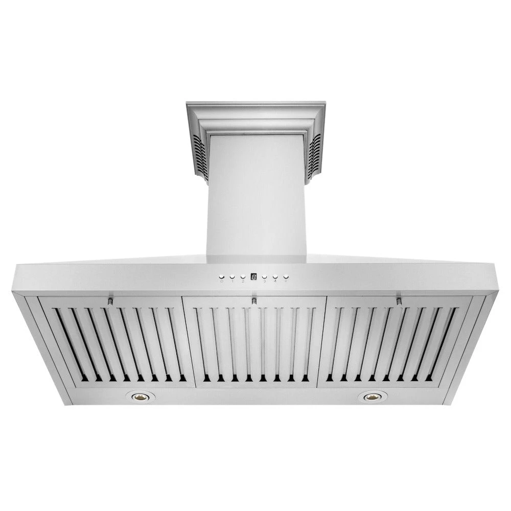 ZLINE 42 In. CrownSound™ Ducted Vent Wall Mount Range Hood In Stainless Steel With Built-in Bluetooth Speakers (KL3CRN-BT-42)(Zline 42 Wall Mount Range Hood Stainless Steel Crownsound Kl3crn Bt 42) 7 ZLINE 42 In. CrownSound™ Ducted Vent Wall Mount Range Hood In Stainless Steel With Built-in Bluetooth Speakers (KL3CRN-BT-42)(Zline 42 Wall Mount Range Hood Stainless Steel Crownsound Kl3crn Bt 42) - Image 7