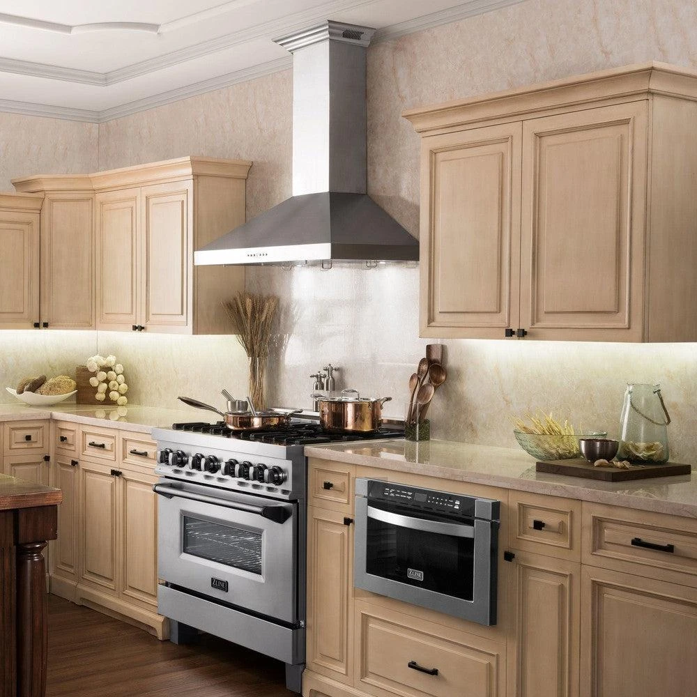 ZLINE 42 In. CrownSound™ Ducted Vent Wall Mount Range Hood In Stainless Steel With Built-in Bluetooth Speakers (KL3CRN-BT-42)(Zline 42 Wall Mount Range Hood Stainless Steel Crownsound Kl3crn Bt 42) 11 ZLINE 42 In. CrownSound™ Ducted Vent Wall Mount Range Hood In Stainless Steel With Built-in Bluetooth Speakers (KL3CRN-BT-42)(Zline 42 Wall Mount Range Hood Stainless Steel Crownsound Kl3crn Bt 42) - Image 11