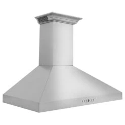 ZLINE 30 In. CrownSound™ Ducted Vent Wall Mount Range Hood In Stainless Steel With Built-in Bluetooth Speakers (KL3CRN-BT-30)(Zline 30 Wall Mount Range Hood Stainless Steel Crownsound Kl3crn Bt 30) -Induction Cooktop Store zline wall mount range hood in stainless steel with built in crownsound bluetooth speakers kl3crn bt ranges hoods zline kitchen and bath 908677