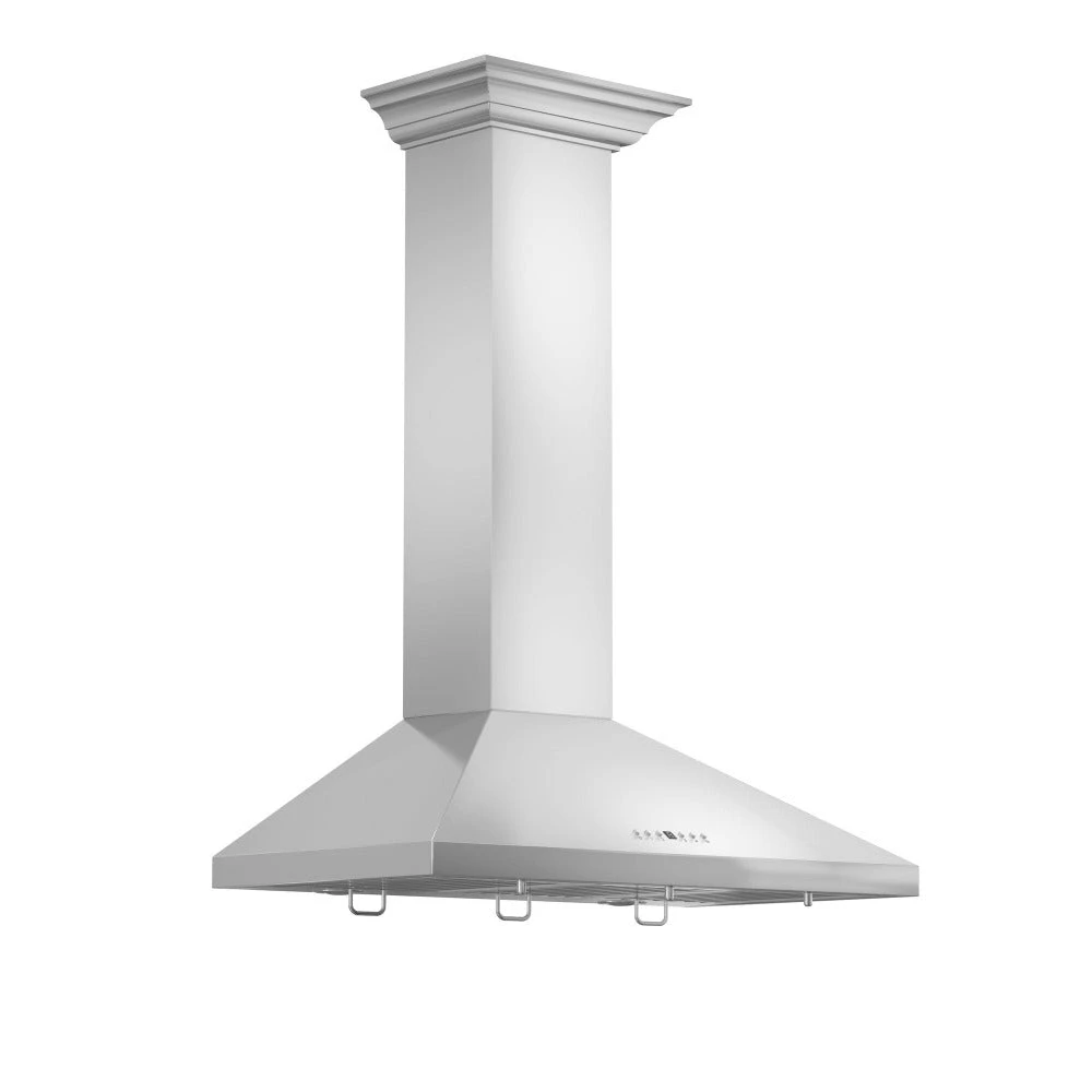 ZLINE 30 In. Convertible Vent Wall Mount Range Hood In Stainless Steel With Crown Molding (KL2CRN-30)(Zline 30 Wall Mount Range Hood Stainless Steel Crown Molding Kl2crn 30) 1 ZLINE 30 In. Convertible Vent Wall Mount Range Hood In Stainless Steel With Crown Molding (KL2CRN-30)(Zline 30 Wall Mount Range Hood Stainless Steel Crown Molding Kl2crn 30)